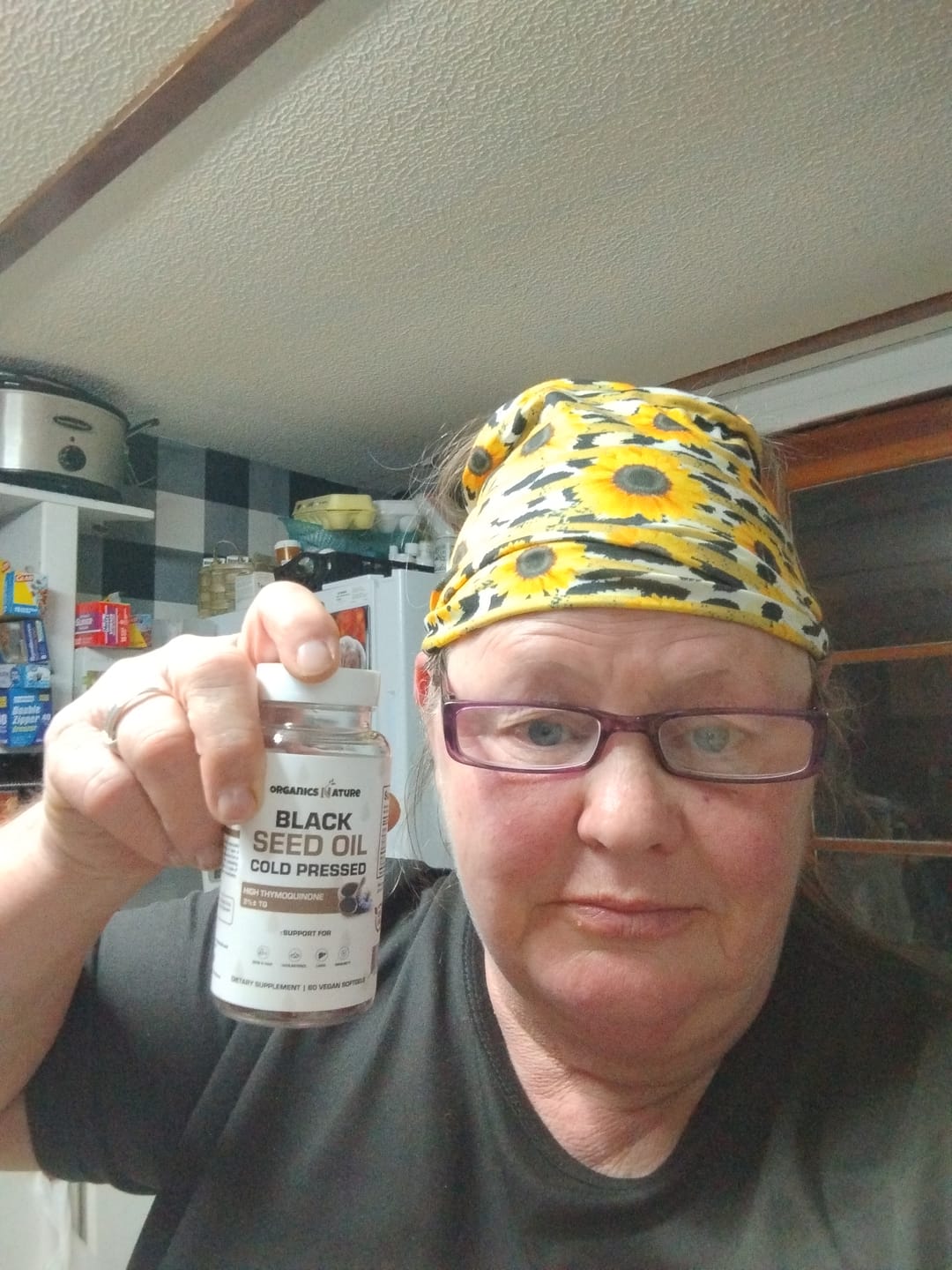 Customer photo review of Black Seed Oil Capsules Cold Pressed