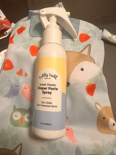 Customer photo review of Sweet Cheeks Diaper Paste Spray