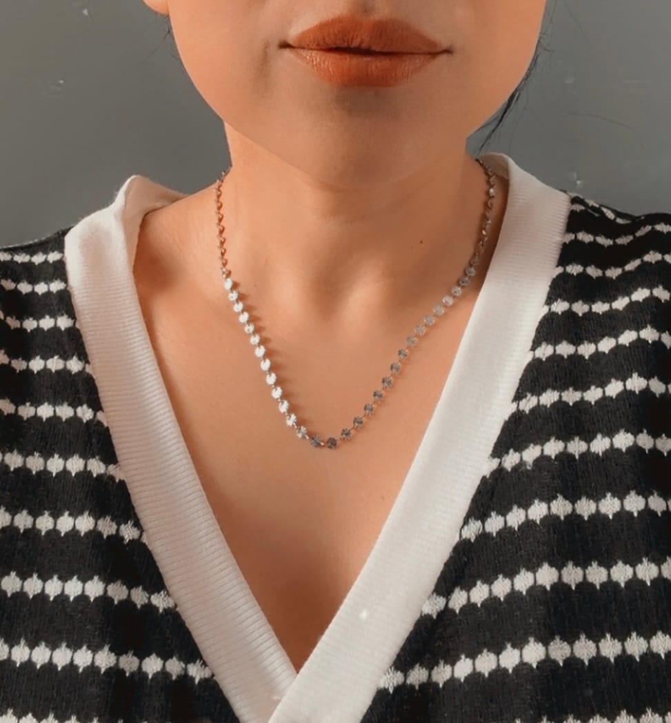 Customer photo review of Moon Chain Necklace