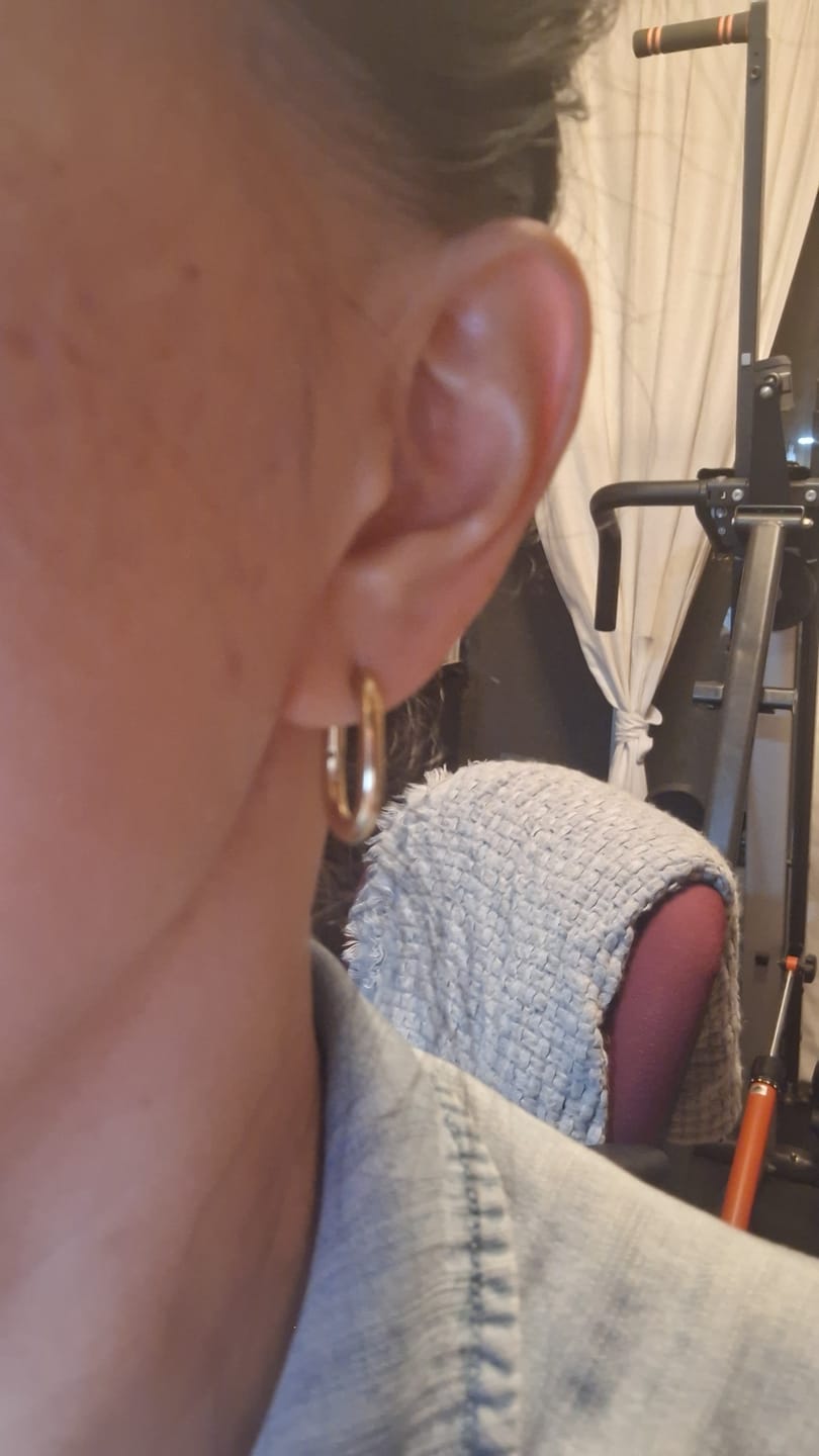 Customer photo review of Oval hoops