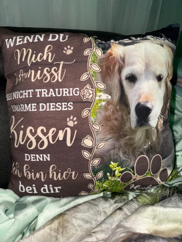 Customer photo review of Seelentröster - Individuelles Kissen