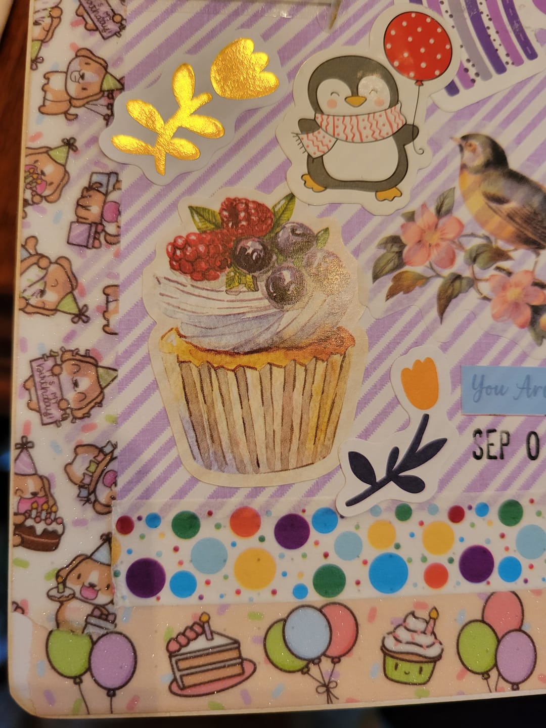 Customer photo review of Happy Birthday Washi Tape (Set of 2)