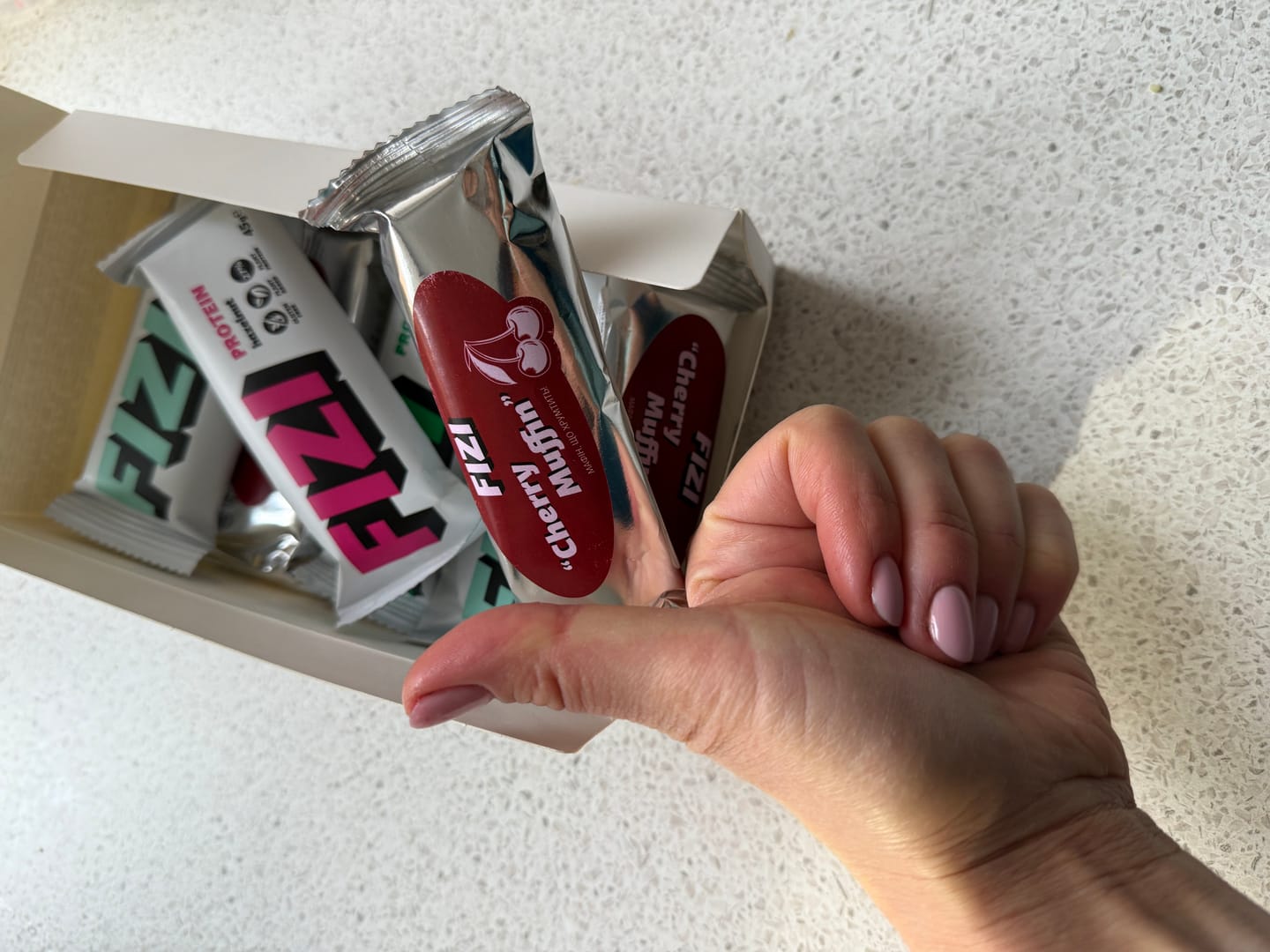 Customer photo review of Strawberry Sorbet
