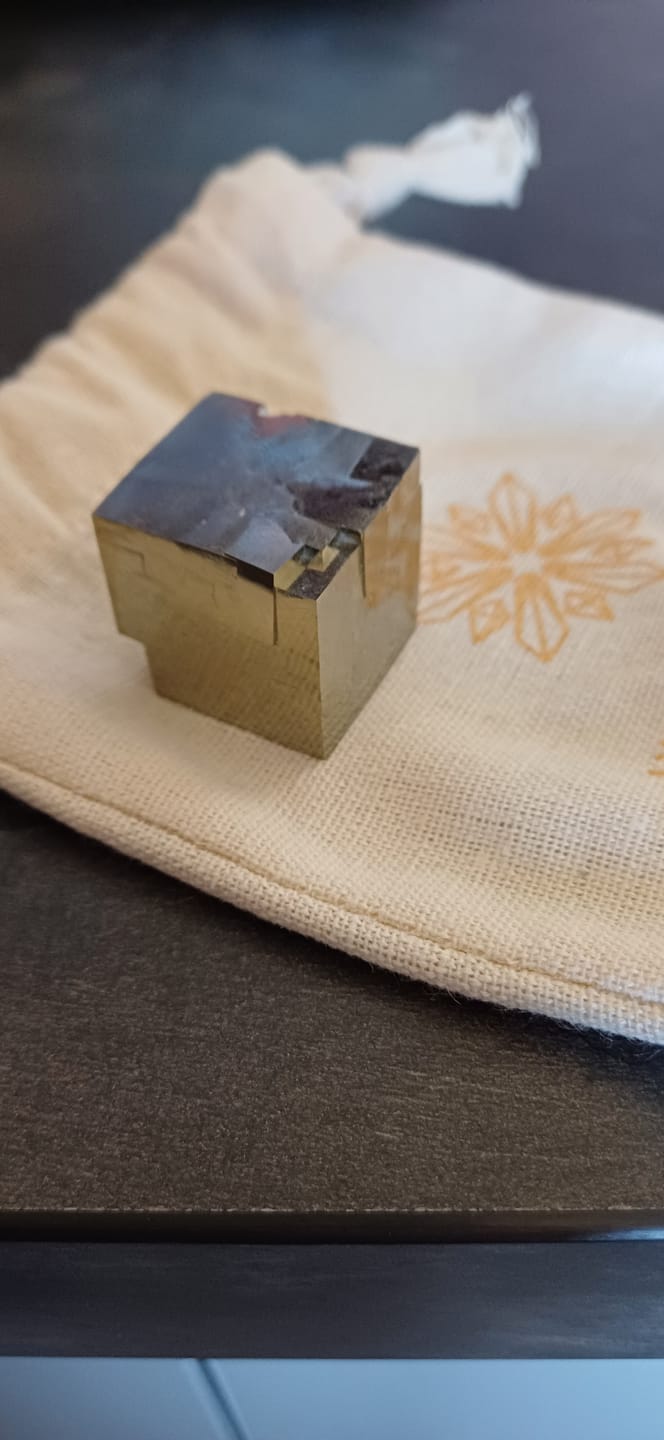 Customer photo review of Pyrite cube