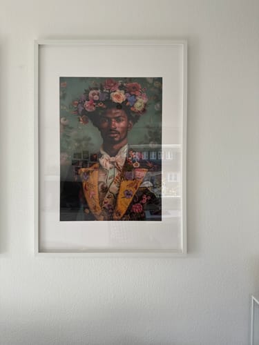 Customer photo review of Blooming Gentleman Print
