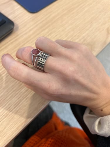 Customer photo review of Keffiyeh Ring