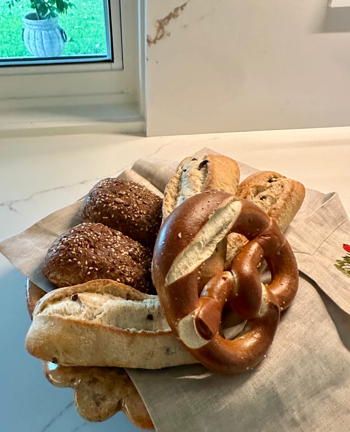 Customer photo review of Olive Ciabattini Rolls (4 pack)