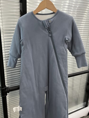 Customer photo review of Sleep Suit Sack 3-in-1 2.5 TOG - Organic Cotton & Camel Wool - Dusty Pink
