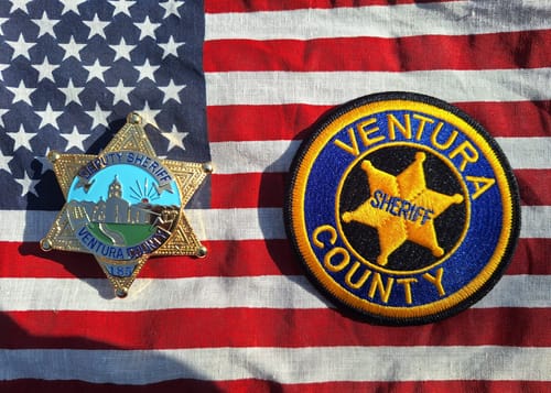 Customer photo review of VCSO Ventura County Deputy Sheriff Star Badge Museum Quality