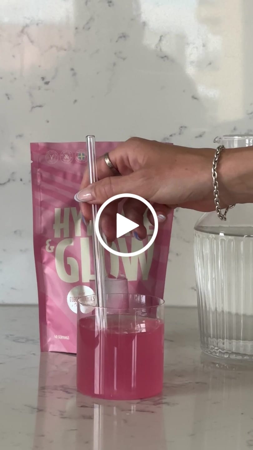 Customer video review of Hydrate & Glow Electrolytes + Coll-egan®