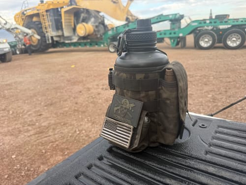 Customer photo review of 64oz Battle Bottle Water Bottles