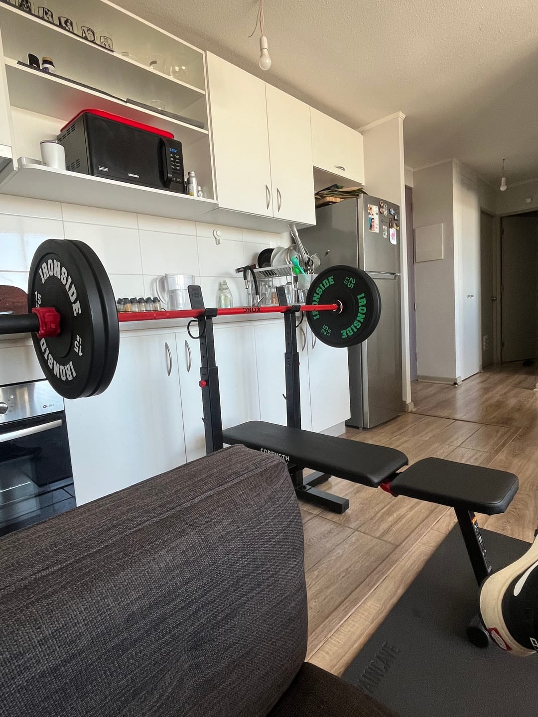 Customer photo review of Disco Olímpico Pro Bumper IRONSIDE (LB)