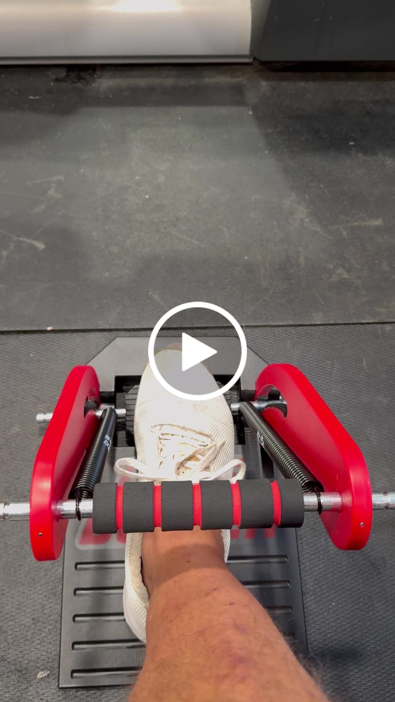 Customer video review of Calf Buster V2 - Calf Extension Machine for Calf Growth, Strength, Rehab, Ankle Strength