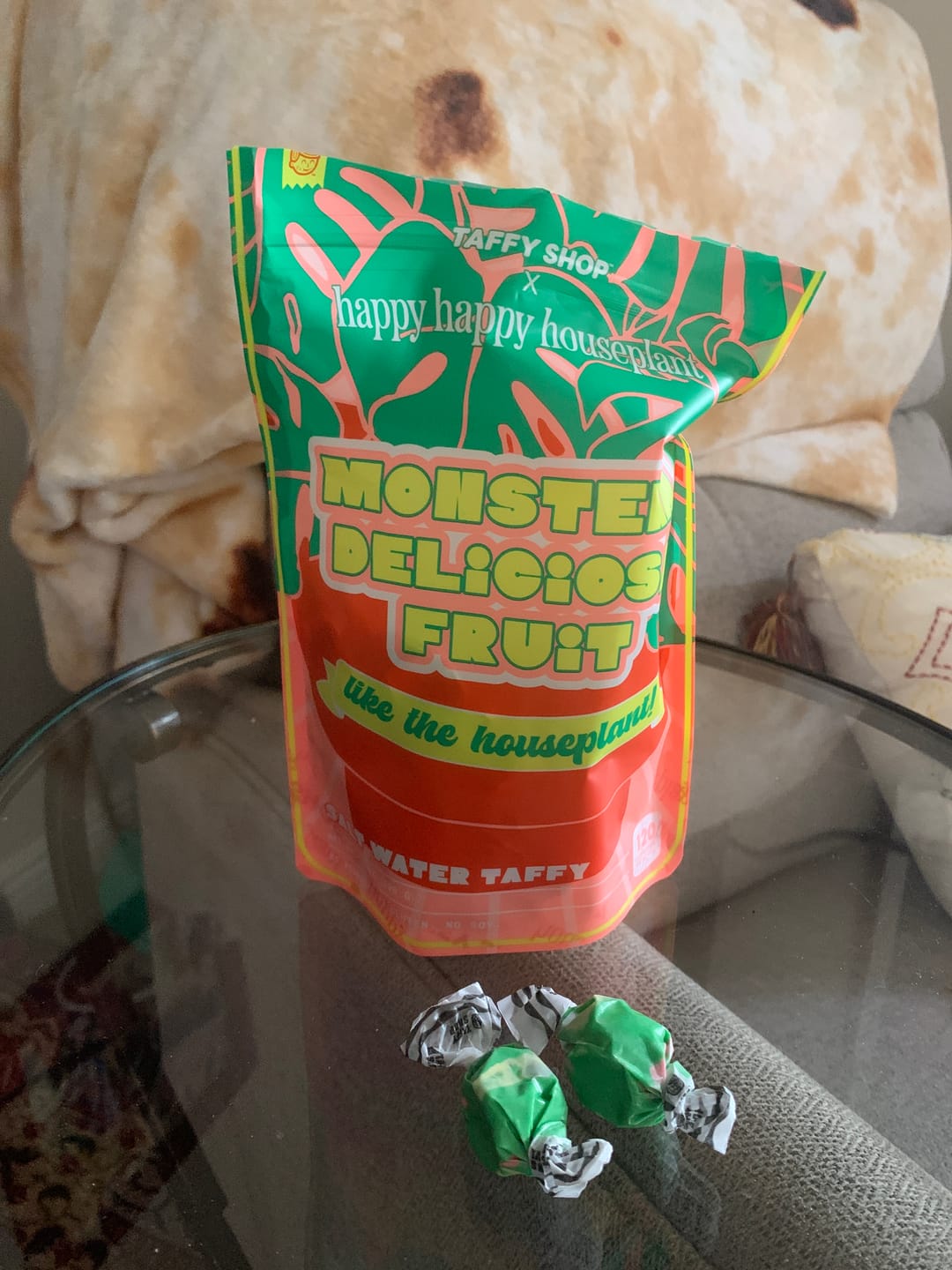 Customer photo review of Monstera Deliciosa Fruit Salt Water Taffy