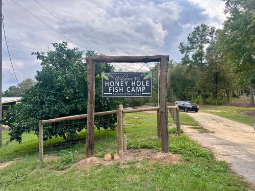 Customer photo review of Farm Entrance Sign - Large Metal Barn Sign Custom Name