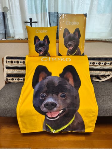 Customer photo review of Petcanvaオーダーメイド ペット似顔絵