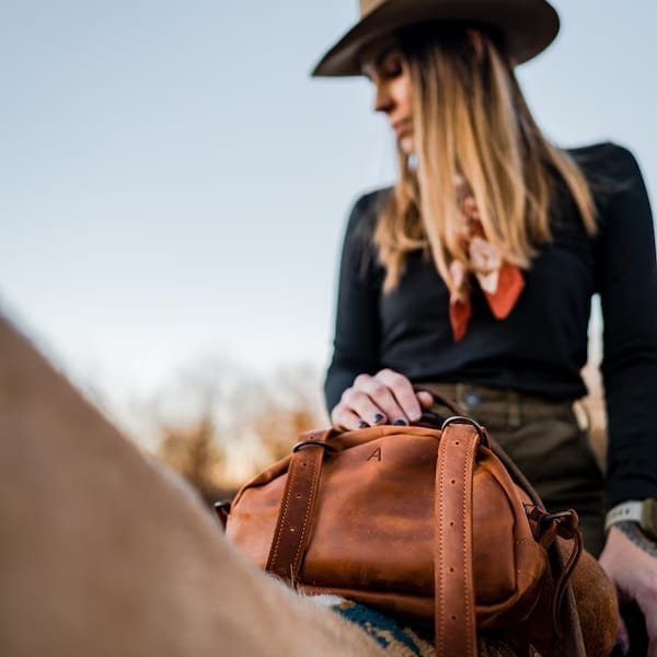 Customer photo review of Saddle Bag Rust