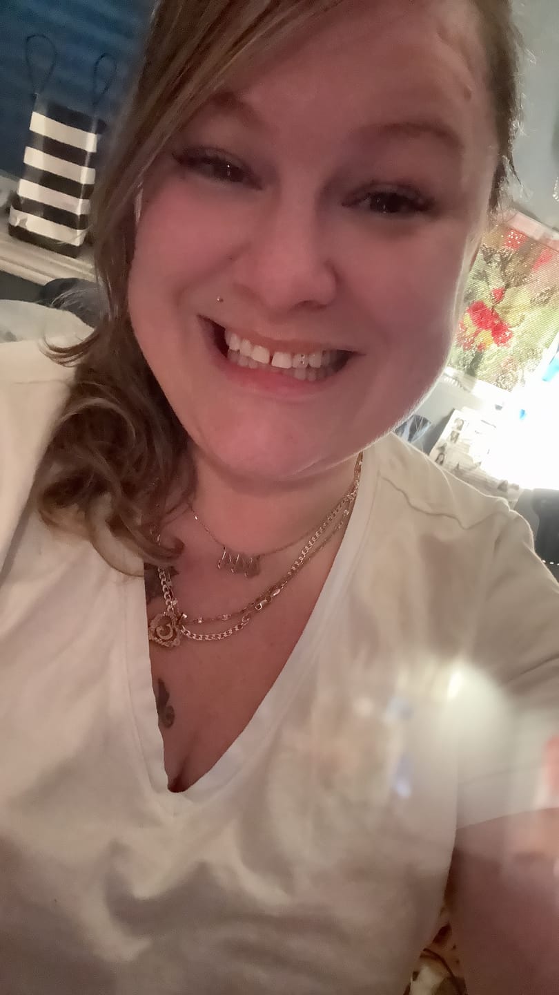 Customer photo review of Diamond Cut Name Necklace