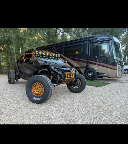 Customer photo review of RPM Maverick R MAX Rear Seat Auxillary Fuel Tank Kit