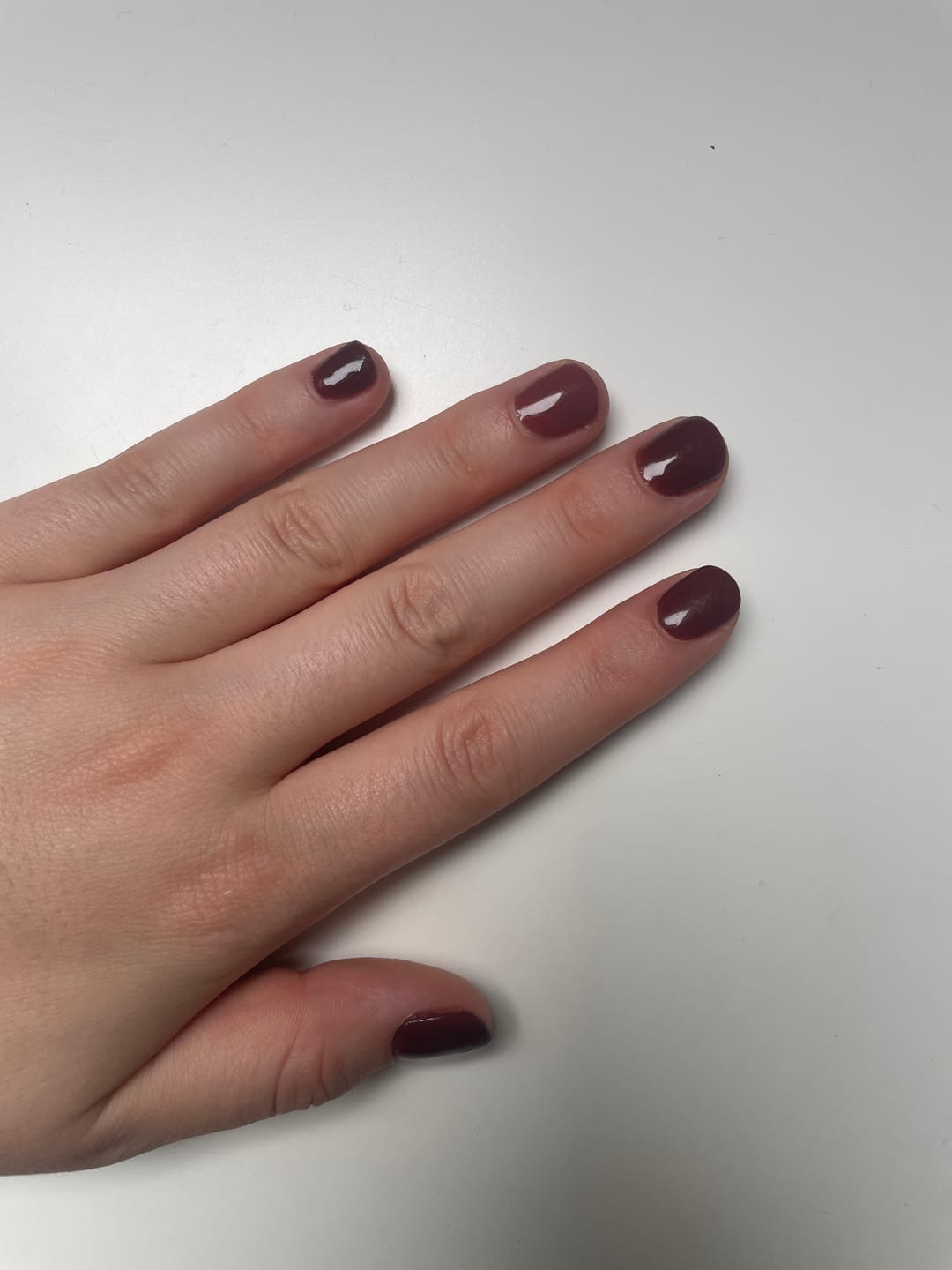 Customer photo review of Rogue Red Dipping Powder