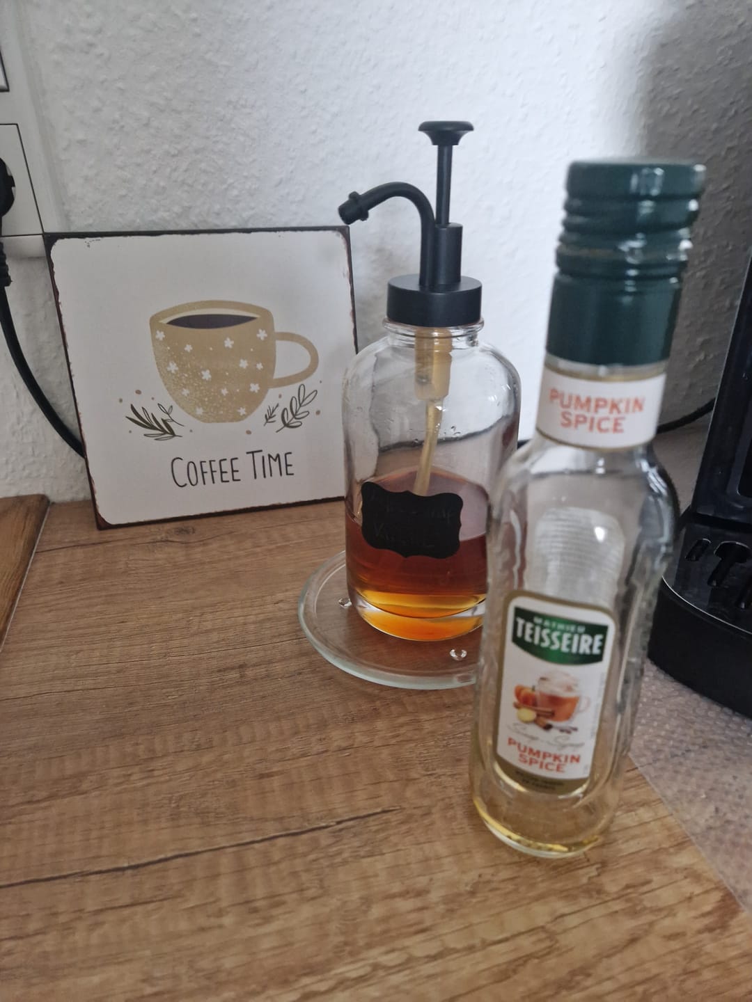 Customer photo review of Pumpkin-Spice Sirup für Herbst & Halloween | Kürbis Zimt Nelken Geschmack