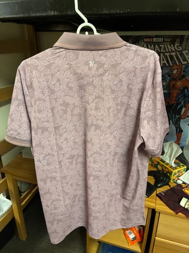 Customer photo review of Hoppy Hour Men's Pique Polo