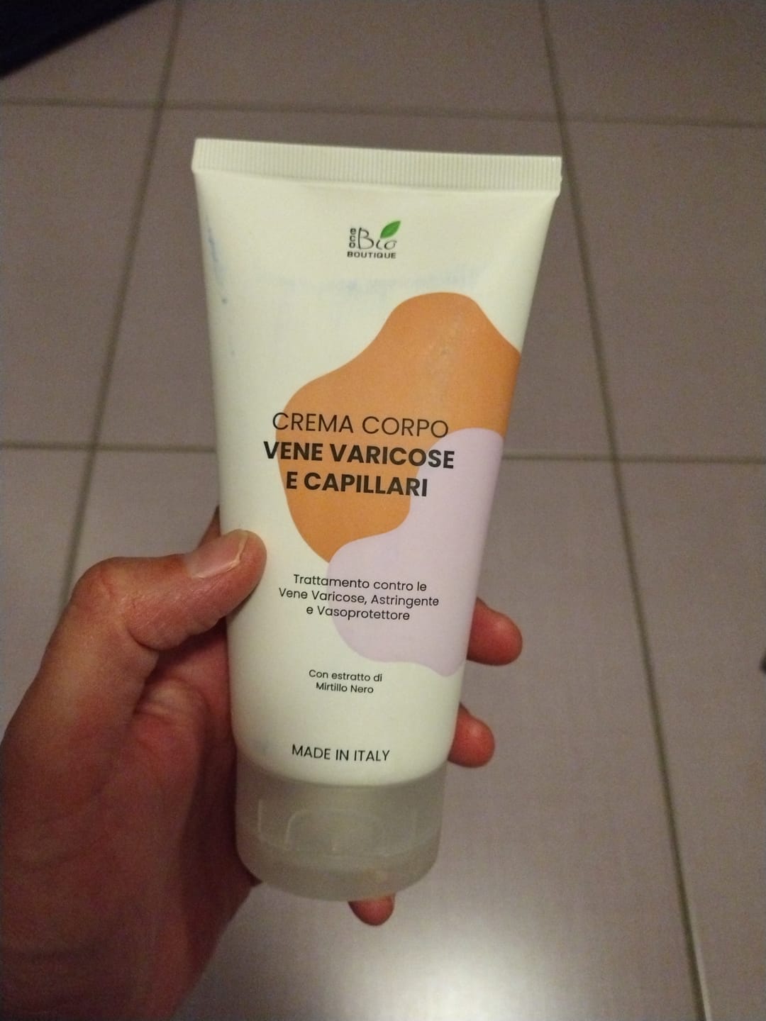 Customer photo review of Crema Vene Varicose e Capillari