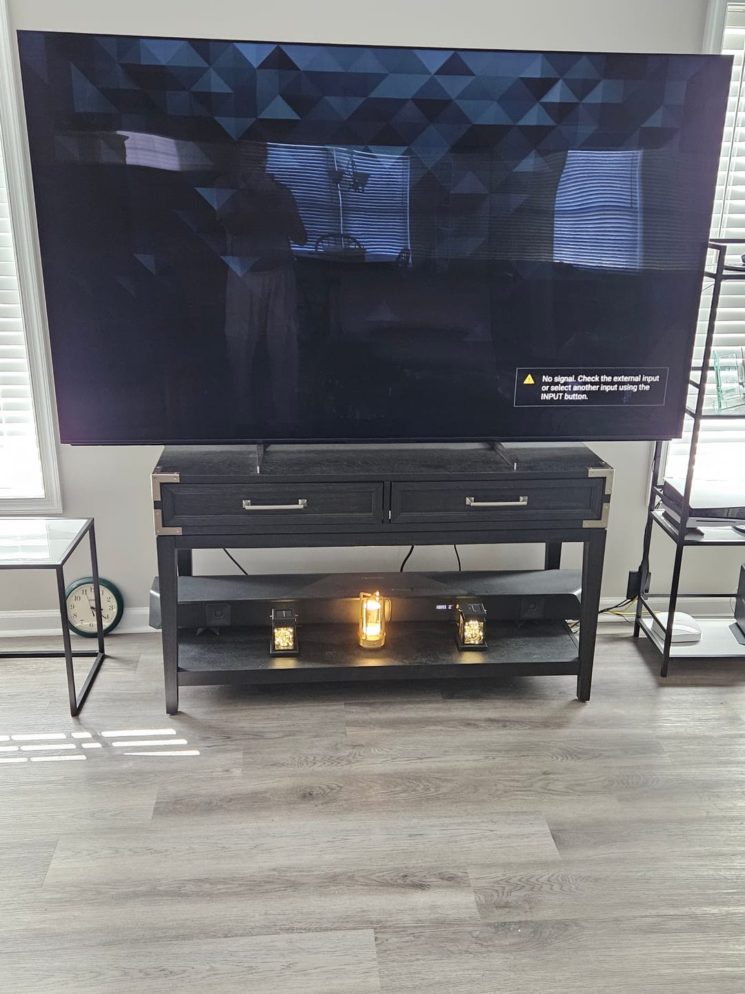 Customer photo review of Classic Outdoor Solar Lantern