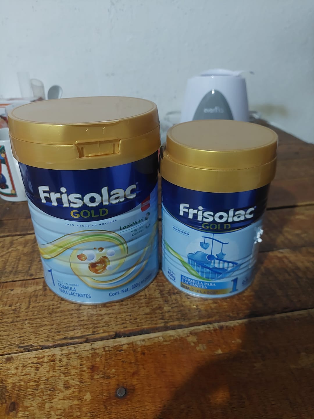 Customer photo review of Frisolac Gold Pep A C (0 A 12 Meses) Pack Con 800 Gr