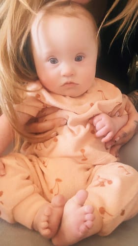 Customer photo review of Terry Tee + Pant Set || Cherries