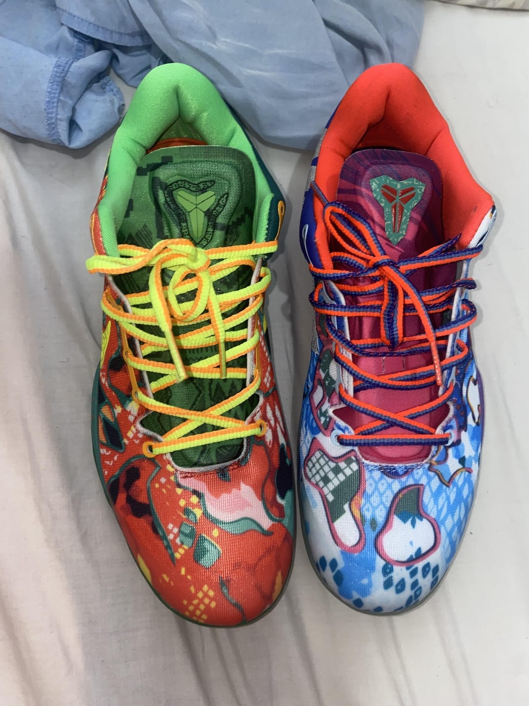 Customer photo review of NIKE Kobe 8 - What The Kobe Sneakers - Black Unisex Streetwear Limited Edition