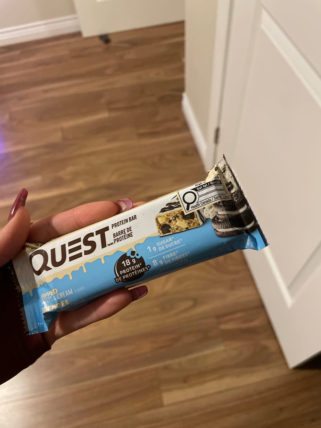 Customer photo review of Quest - Barre de protéine 60g