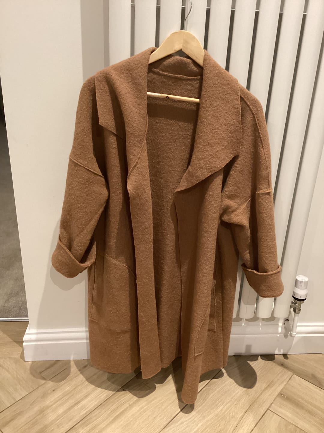 Customer photo review of Plain 100% Boiled Wool Fabric