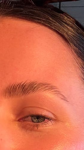 Customer photo review of brow styling wax
