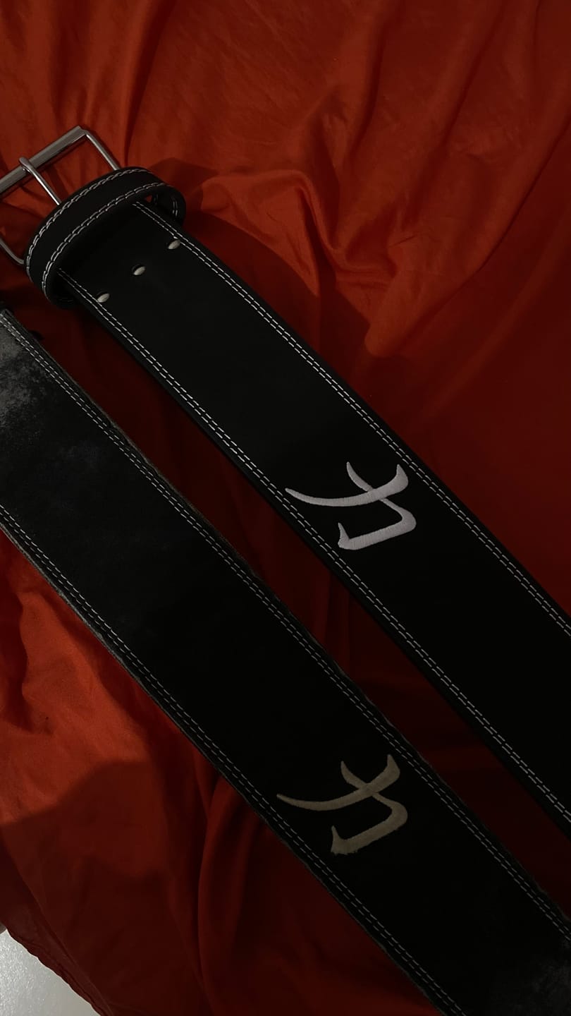 Customer photo review of 13MM Single Prong Belt - Black