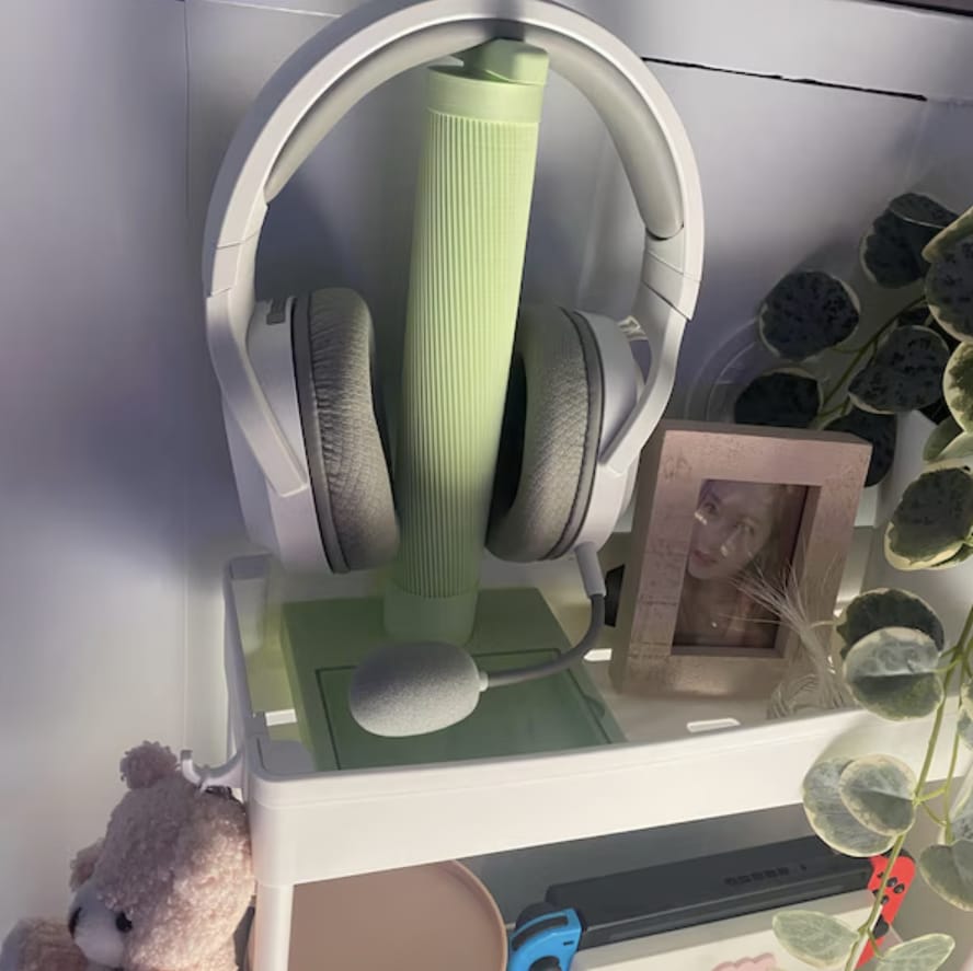 Customer photo review of Cradle Headphone Stand - In Stock