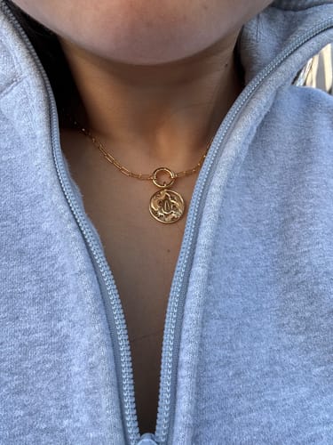 Customer photo review of Hashira Charm Necklace