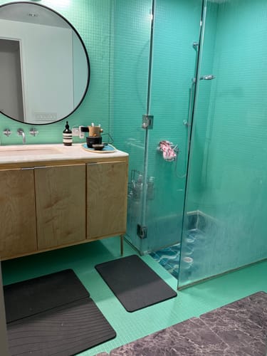 Capri Aqua 8 Square Cement Tile by Trina Turk