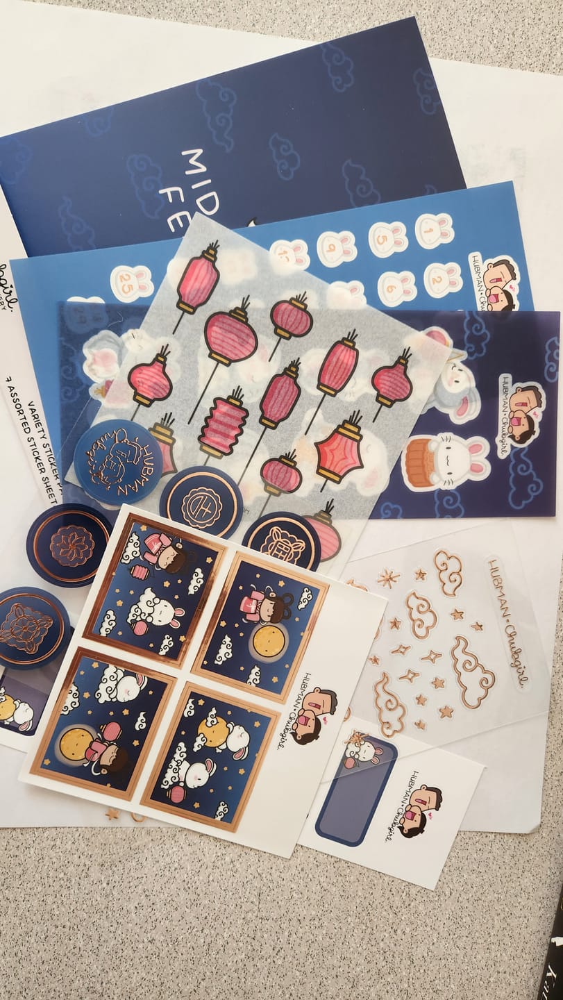 Customer photo review of Mid-Autumn Festival Variety Sticker Pack