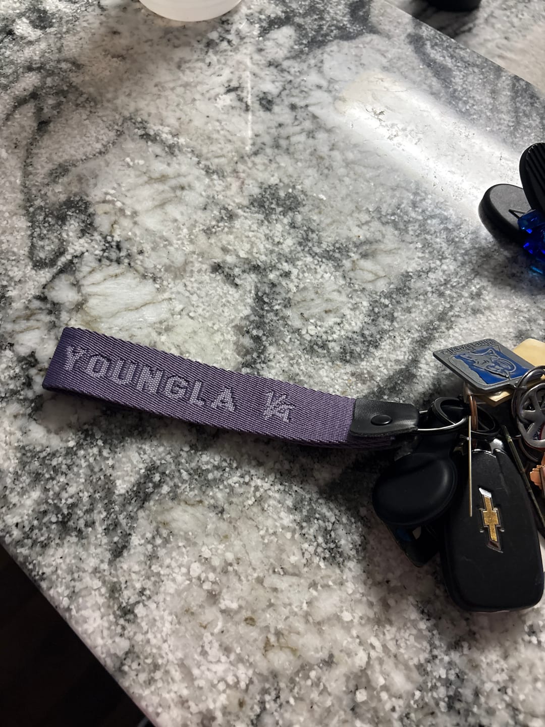 Customer photo review of 933 YoungLA Keychains