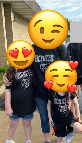 Customer photo review of Girl's Short Sleeve Shirts