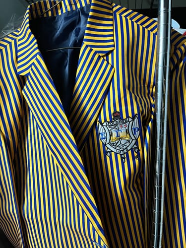 Customer photo review of Sgrho Striped Blazer