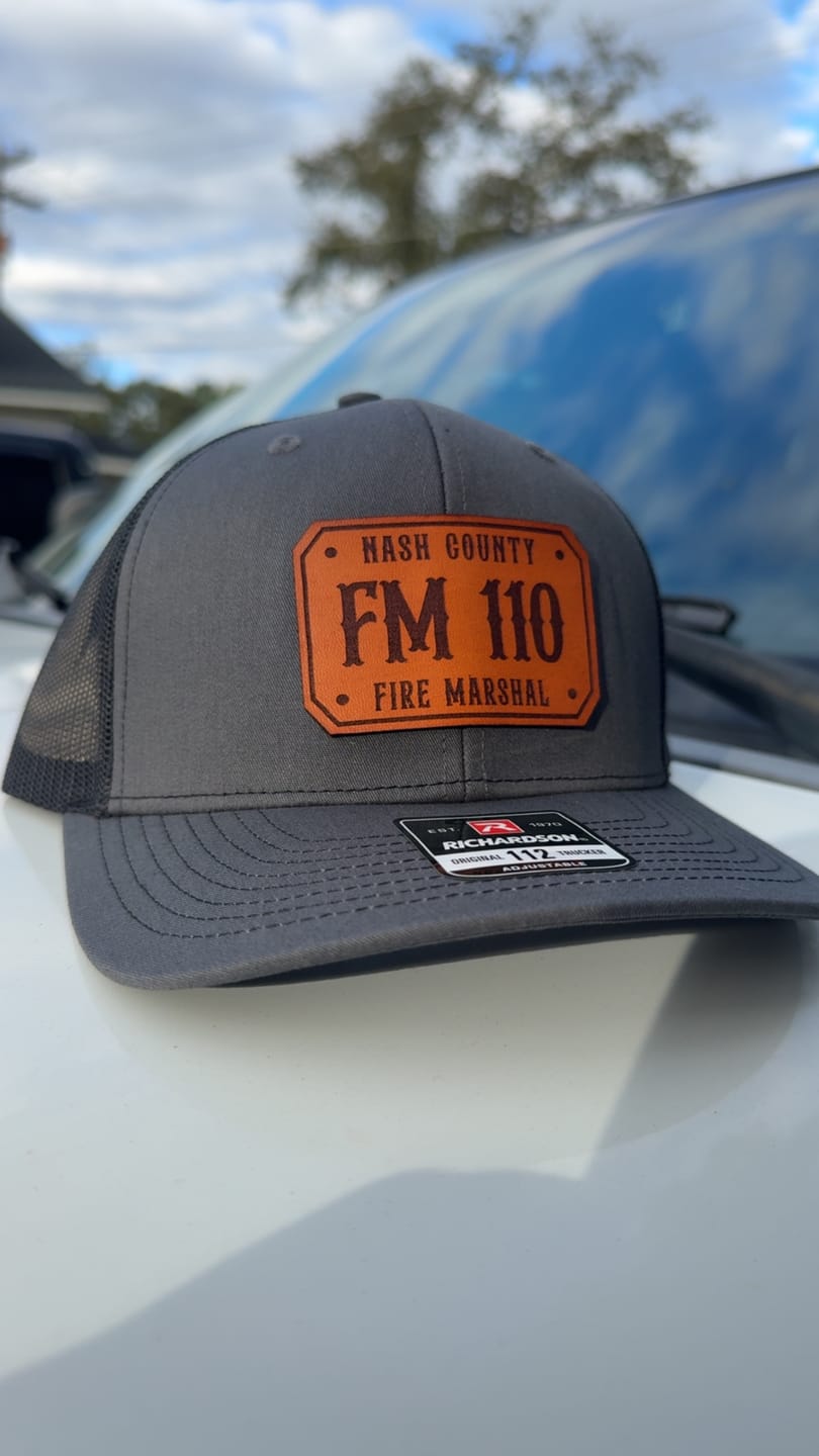 Customer photo review of Passport Leather Patch Hat