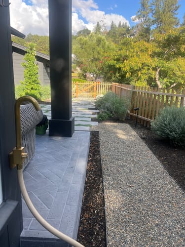 Customer photo review of Brass Outdoor Faucet