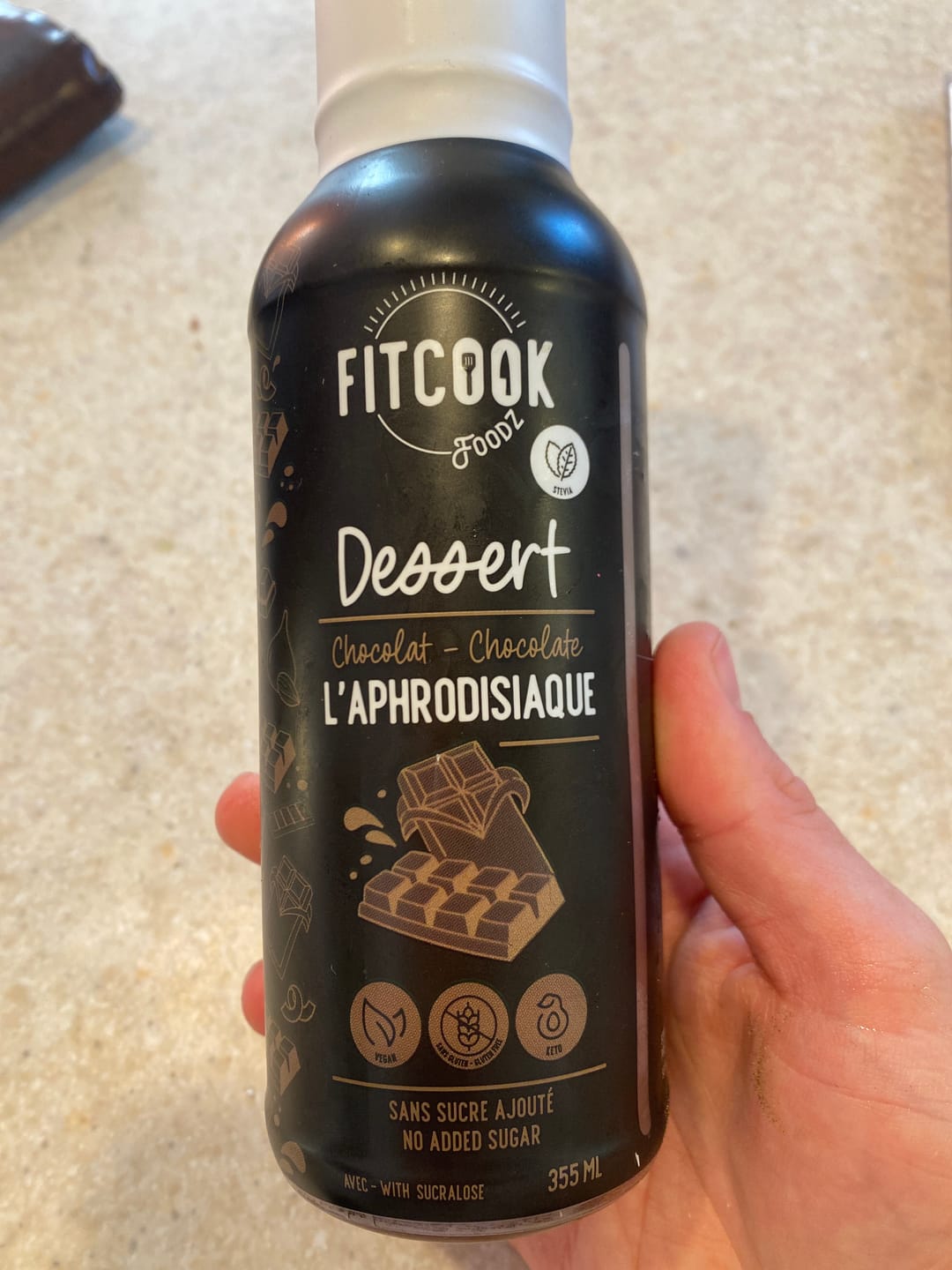 Customer photo review of Fitcook Foodz - Sauces Dessert 355ml