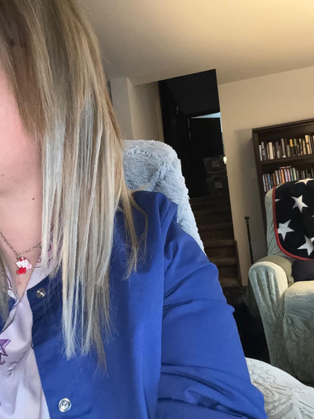 Customer photo review of 3x5 Inches Human Hair Toppers Mono Base Chunky Highlights #P8/60