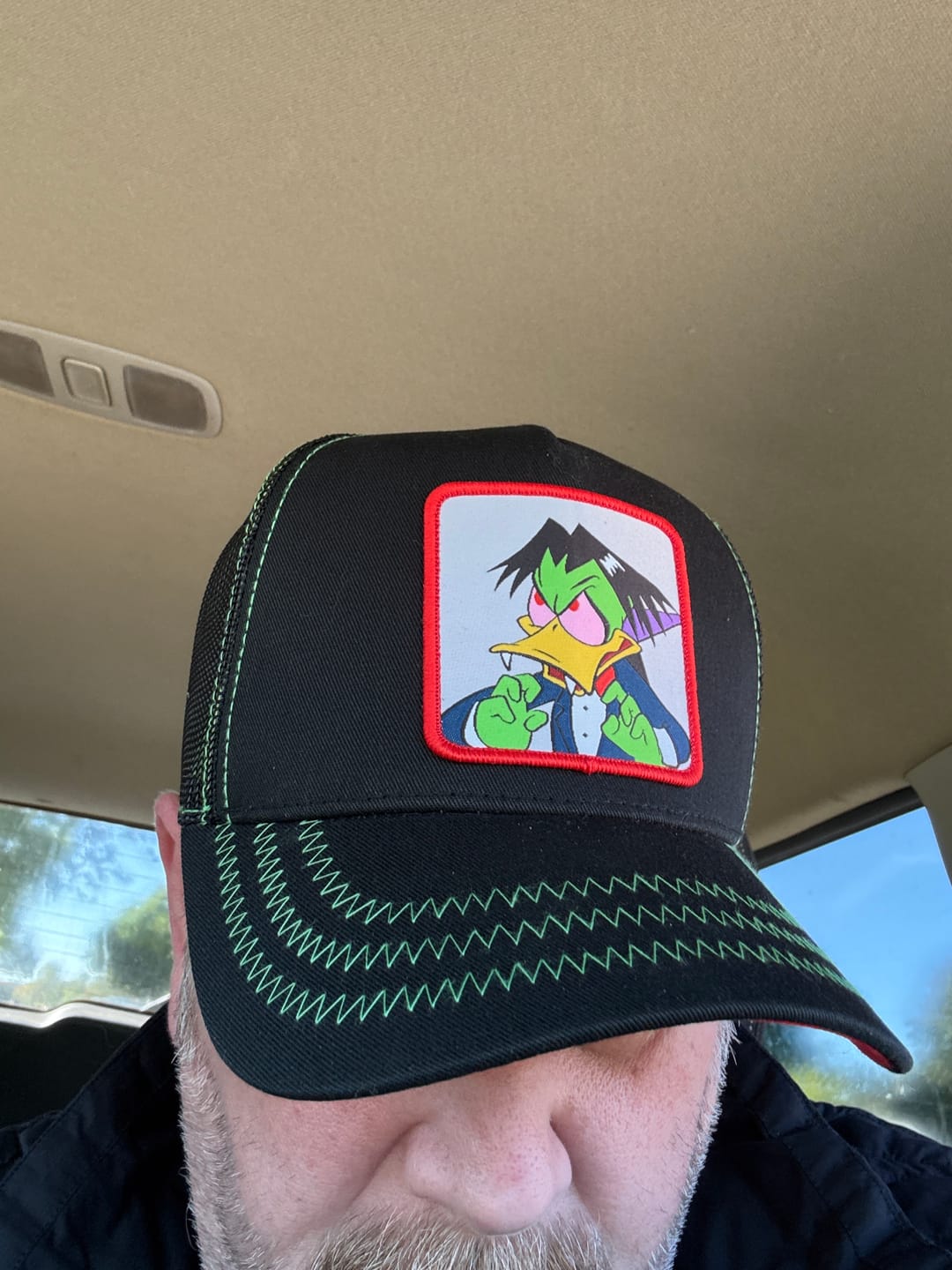 Customer photo review of OVERLORD X Count Duckula: Duckula Trucker Cap