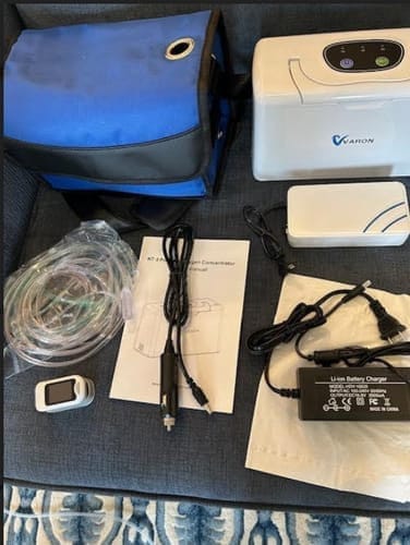 Customer photo review of VARON Generatore di ossigeno portatile 3L/min Modello VL-2