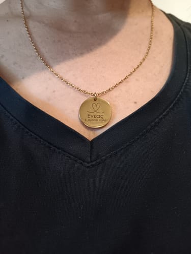 Customer photo review of Necklace: Newborn