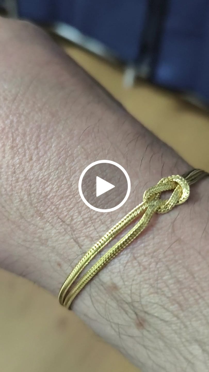 Customer video review of Pulseras Unity en Oro laminado 18k Para Pareja